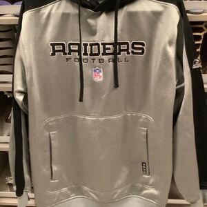 Men’s Oakland Raiders Reebok NFL Hoodie Size Large